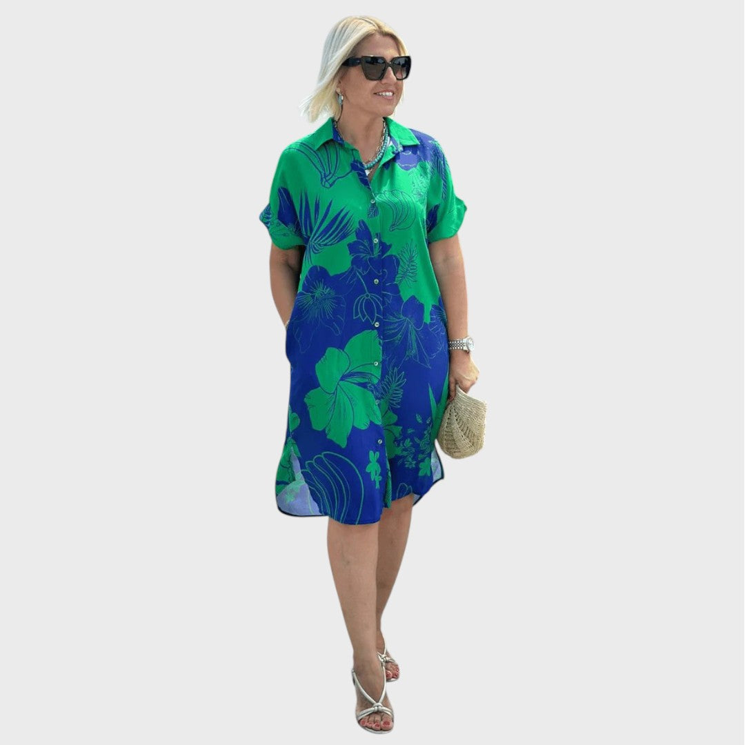 Ναόμι | Φόρεμα με Λουλουδάτο Μοτίβο